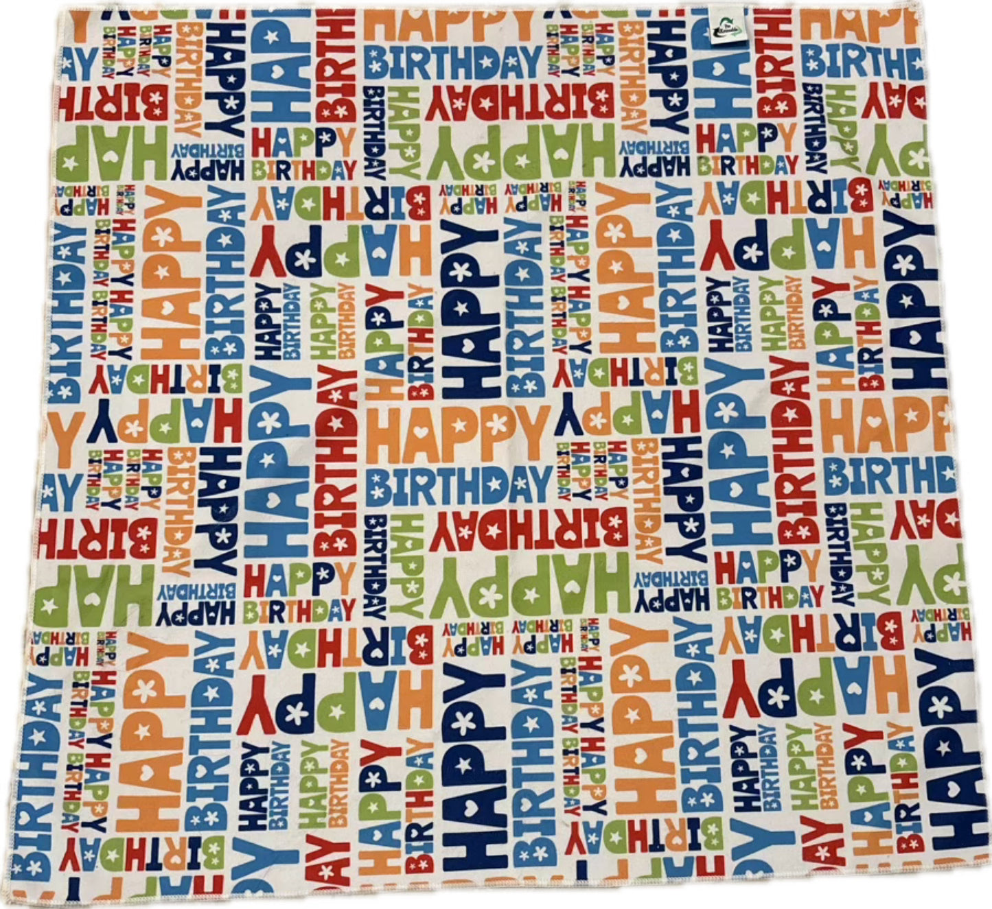 Reusable Wrapping Paper - Birthday Letters Medium