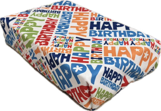 Reusable Wrapping Paper - Birthday Letters Large