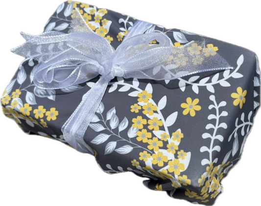 Wrapping Pod - Sunny Gray Floral Medium