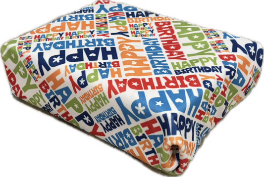 Reusable Wrapping Paper - Birthday Letters Medium