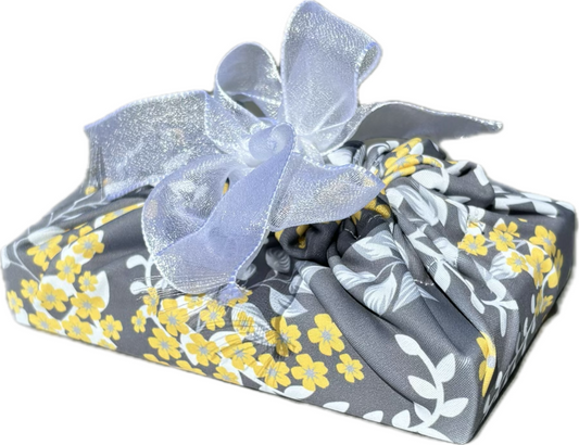 Wrapping Pod - Sunny Gray Floral Small